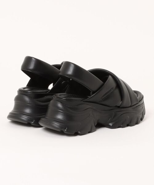 LOWRYS FARM（ローリーズファーム）の「クロススポサン  287478（サンダル・レディース・シルバー/ブラック/アイボリー・MEDIUM/LARGE）」の14枚目の写真