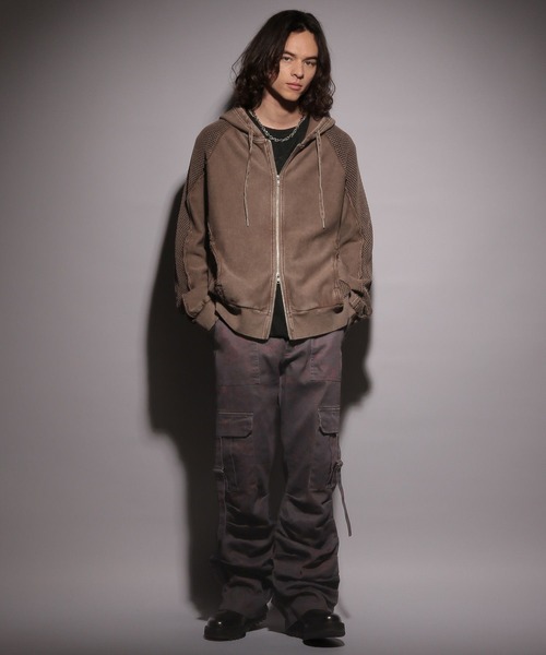 【UNDERGROUND MODE】チェックレイヤードパンツM (HARE) HARE（ハレ）の「【UNDERGROUND MODE】チェックレイヤードパンツ