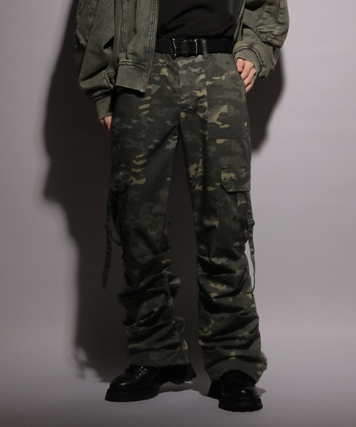 【UNDERGROUND MODE】チェックレイヤードパンツM (HARE) HARE（ハレ）の「【UNDERGROUND MODE】チェックレイヤードパンツ