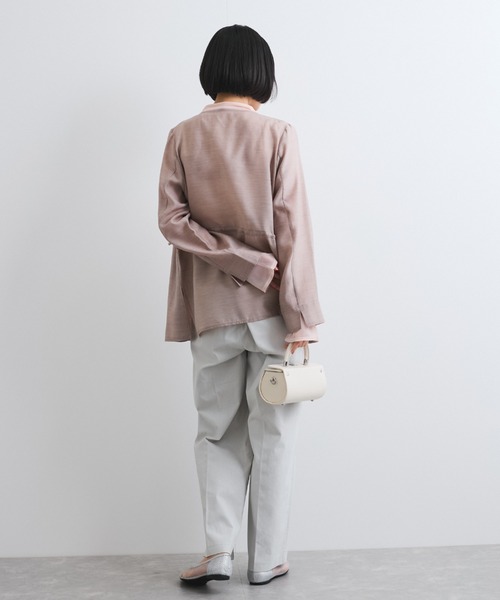ketty（ケティ）の「梳毛合繊セミフレアパンツ≪手洗い可能≫（その他パンツ・レディース・ライトグレー/ブラウン/ベージュ・M）」の10枚目の写真