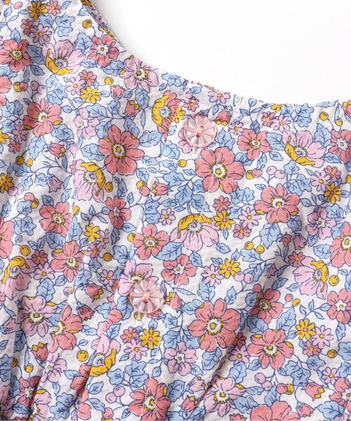 apres les cours（アプレレクール）の「花柄スカラップセットアップ（その他ベビーウェア・キッズ・ブルー/ピンク・80/70）」の9枚目の写真