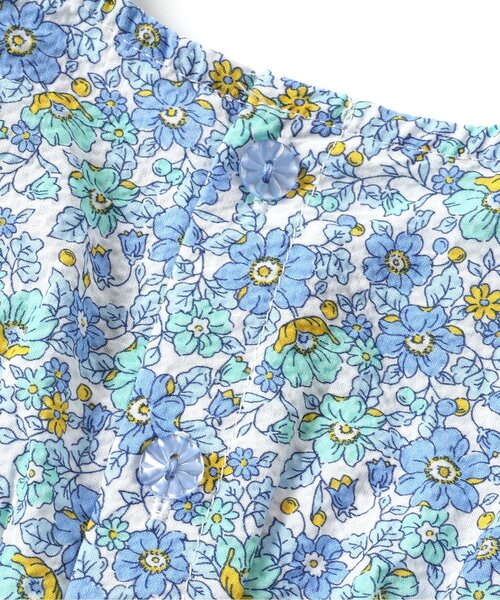 apres les cours（アプレレクール）の「花柄スカラップセットアップ（その他ベビーウェア・キッズ・ブルー/ピンク・80/70）」の8枚目の写真