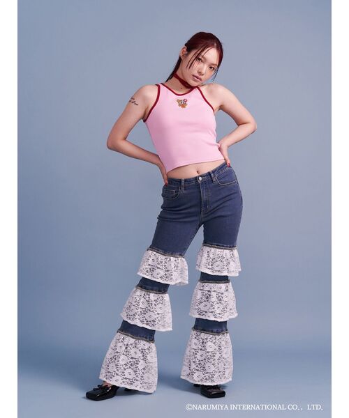 y2k❤️ BURBERRY BLUE LABEL パイピング キャミソール y2k