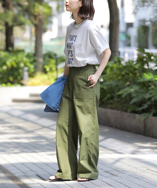 JOURNAL STANDARD relume(ジャーナルスタンダード レリューム)の「LIFE'S ABOUTプリントTEE(Tシャツ/カットソー・レディース・グレー/ベージュ/ホワイト・FREE)」の6枚目の写真