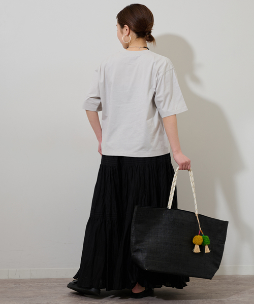 JOURNAL STANDARD relume(ジャーナルスタンダード レリューム)の「LIFE'S ABOUTプリントTEE(Tシャツ/カットソー・レディース・グレー/ベージュ/ホワイト・FREE)」の14枚目の写真