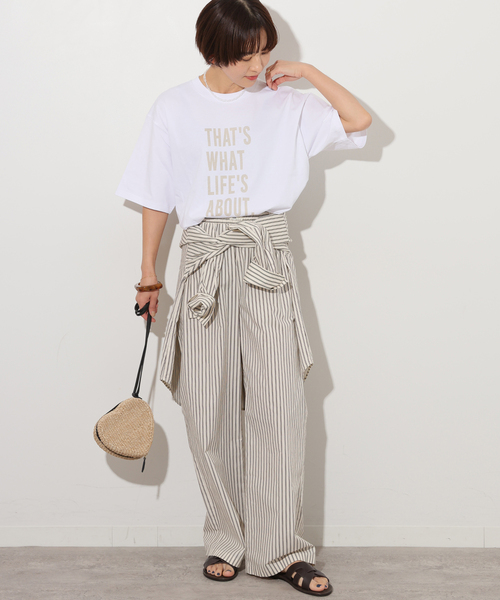 JOURNAL STANDARD relume(ジャーナルスタンダード レリューム)の「LIFE'S ABOUTプリントTEE(Tシャツ/カットソー・レディース・グレー/ベージュ/ホワイト・FREE)」の19枚目の写真