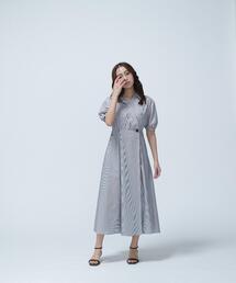 ◇【Oggi掲載】スキッパーフォルムシャツワンピース