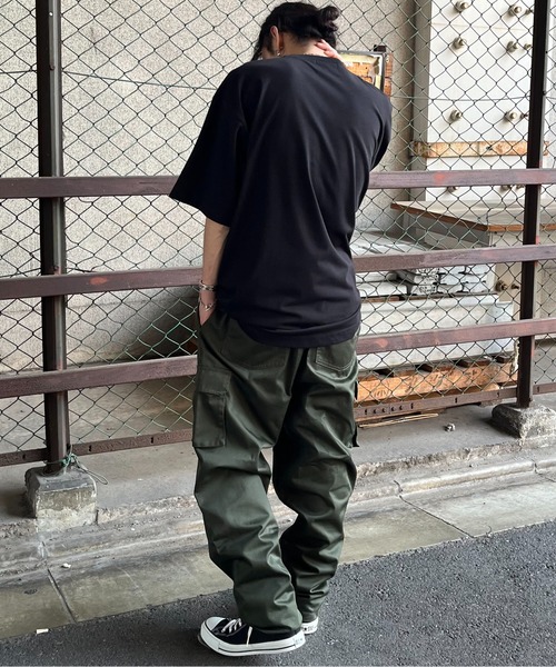 Sunny Smith(サニースミス)の「【SUNNY SMITH】アーチロゴ 11.6オンスウルトラヘヴィーウェイトTシャツ(CP)(Tシャツ/カットソー・メンズ・チャコール/ブラック・L/M)」の11枚目の写真