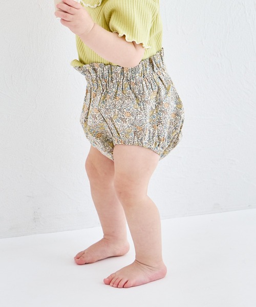 pairmanon（ペアマノン）の「【ベビー】ウエストゴム総柄ブルマ（その他ベビーウェア・キッズ・ブラウン/イエロー/ベージュ・80/70）」の3枚目の写真