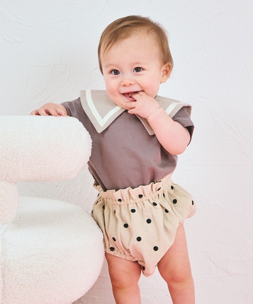 pairmanon（ペアマノン）の「【ベビー】ウエストゴム総柄ブルマ（その他ベビーウェア・キッズ・ブラウン/イエロー/ベージュ・80/70）」の22枚目の写真