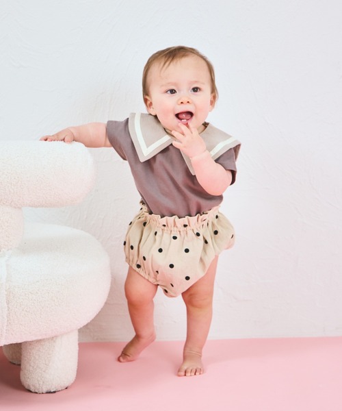 pairmanon（ペアマノン）の「【ベビー】ウエストゴム総柄ブルマ（その他ベビーウェア・キッズ・ブラウン/イエロー/ベージュ・80/70）」の21枚目の写真