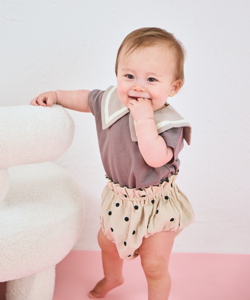 pairmanon（ペアマノン）の「【ベビー】ウエストゴム総柄ブルマ（その他ベビーウェア・キッズ・ブラウン/イエロー/ベージュ・80/70）」の18枚目の写真