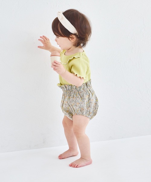 pairmanon（ペアマノン）の「【ベビー】ウエストゴム総柄ブルマ（その他ベビーウェア・キッズ・ブラウン/イエロー/ベージュ・80/70）」の11枚目の写真