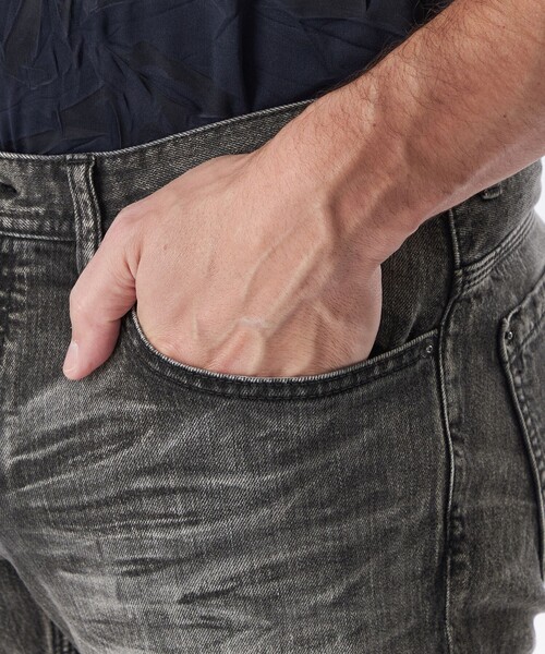 EPOCA UOMO(エポカウォモ)の「*Safari5月号掲載*ストレッチデニムパンツ(デニムパンツ・メンズ・ホワイト/グレー系その他2/ブルー系その他7・46/48)」の10枚目の写真