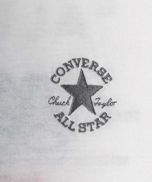 CONVERSE(コンバース)の「CONVERSE(コンバース)ハイカットスニーカーシューズグラフィックTシャツ レディース/刺繍/サガラ刺繍(Tシャツ/カットソー・レディース・ブラック系その他2/ネイビー/オフホワイト/ホワイト系その他3/ホワイト系その他2/ブラック系その他/ホワイト系その他/ブラック/ラベンダー/ピンク/ブラック系その他3・L/M)」の16枚目の写真