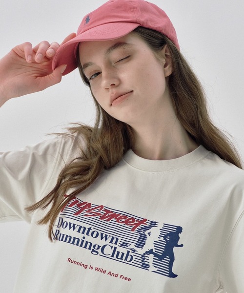 セール】ランニングクラブTシャツ TEE スポーツグラフィック