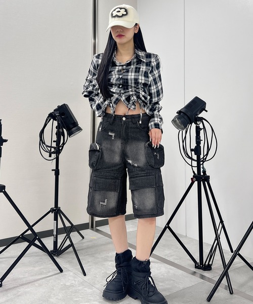 Figments（フィグメンツ）の「マルチカーゴブラストハーフパンツ（その他パンツ・レディース・ブラック・SMALL/MEDIUM/LARGE）」の7枚目の写真