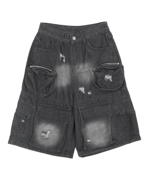 Figments（フィグメンツ）の「マルチカーゴブラストハーフパンツ（その他パンツ・レディース・ブラック・SMALL/MEDIUM/LARGE）」の10枚目の写真