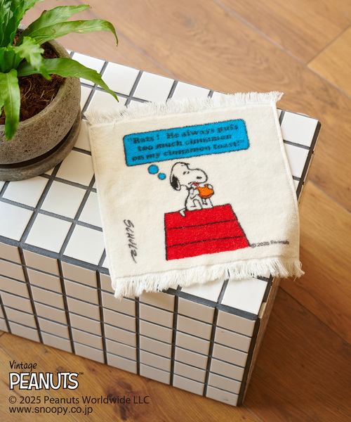 PEANUTS(ピーナッツ)の「【PEANUTS×JOURNAL STANDARD FURNITURE】HAND TOWEL ハンドタオル(タオル・レディース・グリーン/ピンク/ブルー系その他/オレンジ・FREE)」の2枚目の写真