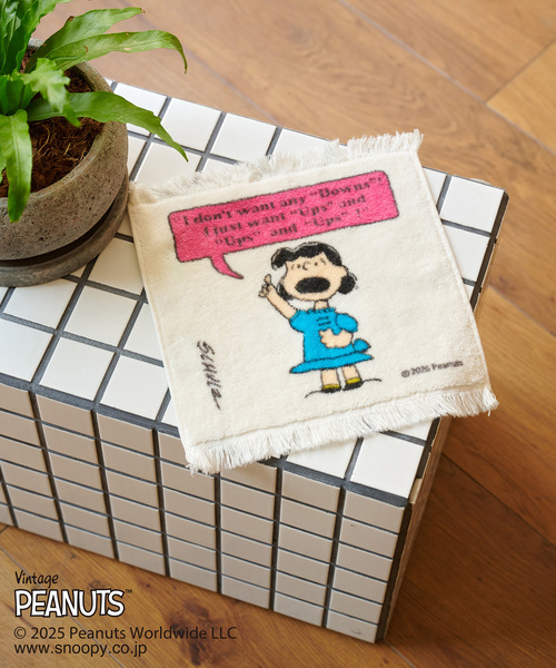 PEANUTS(ピーナッツ)の「【PEANUTS×JOURNAL STANDARD FURNITURE】HAND TOWEL ハンドタオル(タオル・レディース・グリーン/ピンク/ブルー系その他/オレンジ・FREE)」の3枚目の写真