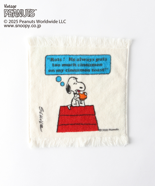 PEANUTS(ピーナッツ)の「【PEANUTS×JOURNAL STANDARD FURNITURE】HAND TOWEL ハンドタオル(タオル・レディース・グリーン/ピンク/ブルー系その他/オレンジ・FREE)」の6枚目の写真