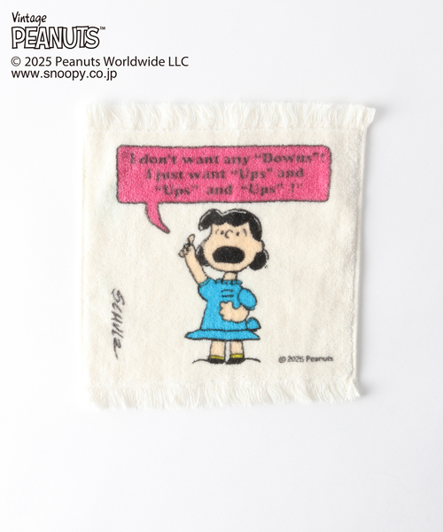 PEANUTS(ピーナッツ)の「【PEANUTS×JOURNAL STANDARD FURNITURE】HAND TOWEL ハンドタオル(タオル・レディース・グリーン/ピンク/ブルー系その他/オレンジ・FREE)」の7枚目の写真