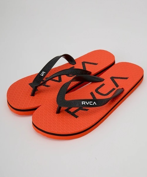 RVCA(ルーカ)の「RVCA レディース TRENCH TOWN SANDALI ビーチサンダル 【2025年春夏モデル】/ルーカロゴビーチサンダル(サンダル・レディース・オフホワイト/ブラック/オレンジ・6/7/5)」の3枚目の写真