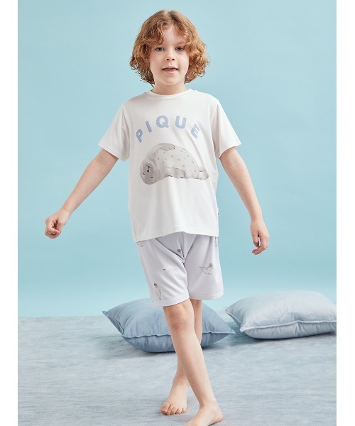 ルームウェア・パジャマ gelato pique [HOLIDAY] Nordic Shorts PWNP245199 gelato pique パジャマ ルームウェア あざらしジャガードプル