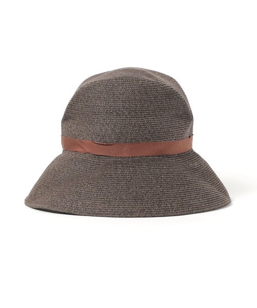 studio CLIP（スタディオクリップ）の「【daily CLIP】odds パッカブルリボンハット（ハット・レディース・ナチュラル/ブラック・FREE）」の4枚目の写真