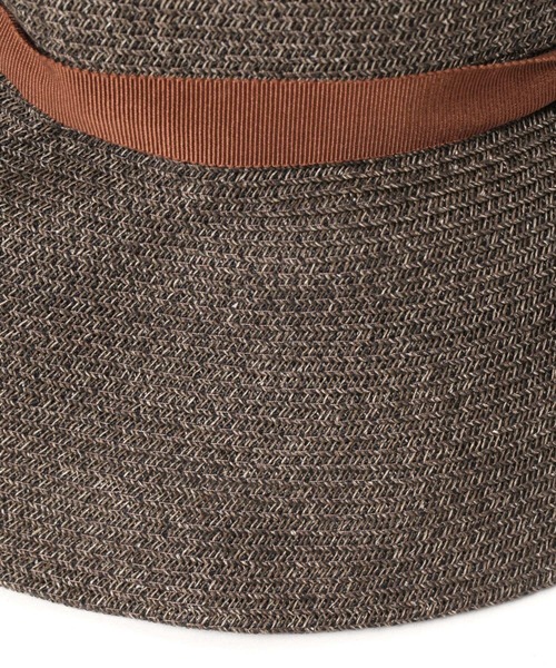 studio CLIP（スタディオクリップ）の「【daily CLIP】odds パッカブルリボンハット（ハット・レディース・ナチュラル/ブラック・FREE）」の7枚目の写真