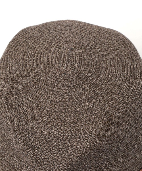 studio CLIP（スタディオクリップ）の「【daily CLIP】odds パッカブルリボンハット（ハット・レディース・ナチュラル/ブラック・FREE）」の8枚目の写真