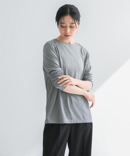 URBAN RESEARCH(アーバンリサーチ)の「テンセルコットンボーダーカットソー(Tシャツ/カットソー・レディース・その他1/その他2・FREE)」の18枚目の写真
