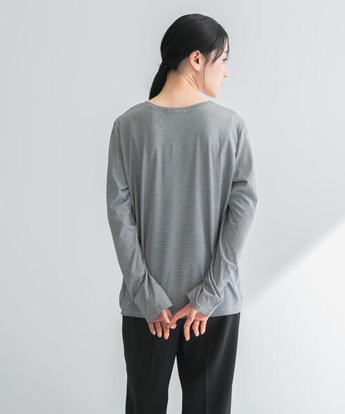 URBAN RESEARCH(アーバンリサーチ)の「テンセルコットンボーダーカットソー(Tシャツ/カットソー・レディース・その他1/その他2・FREE)」の19枚目の写真