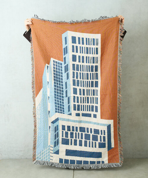 BIRTHDAY BAR（バースデイバー）の「【インフルエンサーtakahashi企画】Bldg. throwket　ビルディングスローケット（ブランケット・レディース・ブルー系その他・0）」の14枚目の写真