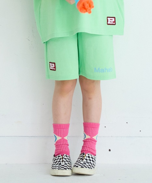 Life Support Products（ライフサポートプロダクツ）の「【水陸両用】配色ポケットショーツ/セットアップ可能（その他パンツ・キッズ・アイボリー/チャコール/レッド/ライトグリーン・90/95/100/110/120/130/140/150/80）」の3枚目の写真