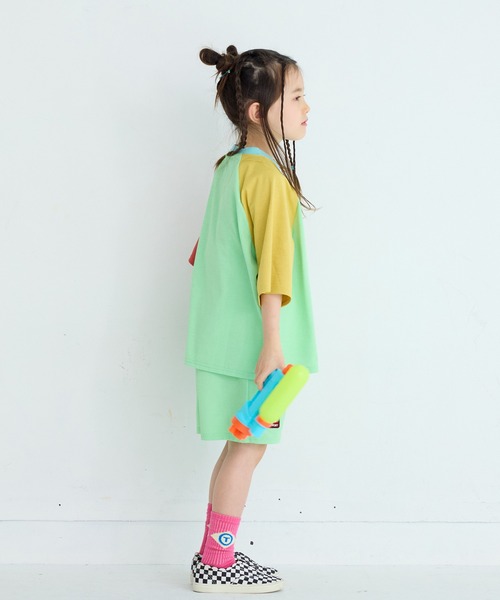 Life Support Products（ライフサポートプロダクツ）の「【水陸両用】配色ポケットショーツ/セットアップ可能（その他パンツ・キッズ・アイボリー/チャコール/レッド/ライトグリーン・90/95/100/110/120/130/140/150/80）」の9枚目の写真