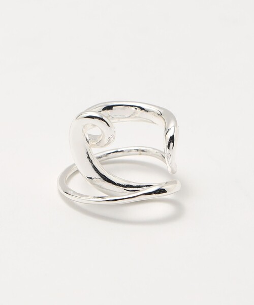 Soierie（ソワリー）の「＜Soierie＞Stream イヤーカフ リング-2WAY-（リング・レディース・シルバー・FREE）」の6枚目の写真