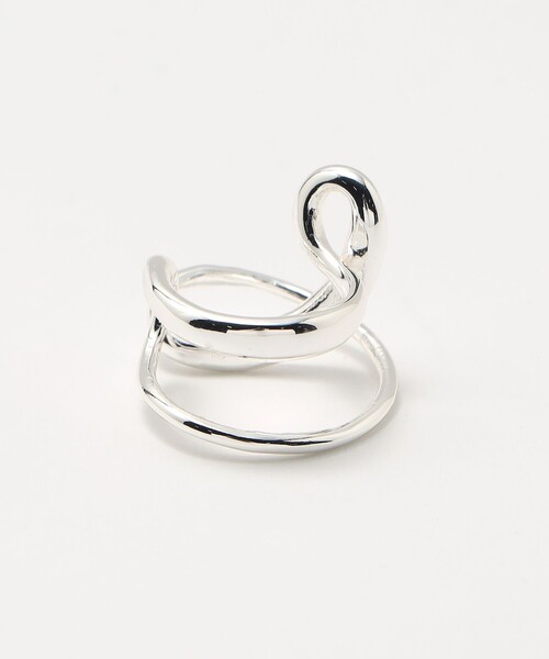 Soierie（ソワリー）の「＜Soierie＞Stream イヤーカフ リング-2WAY-（リング・レディース・シルバー・FREE）」の7枚目の写真