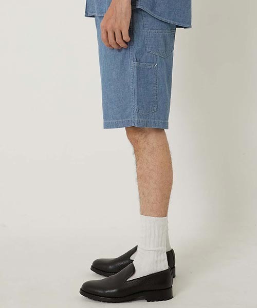 BLUE BLUE(ブルーブルー)の「オリジナルシャンブレー フェード ストリングショーツ(その他パンツ・メンズ・ブルー・SMALL/MEDIUM/LARGE/X-LARGE)」の3枚目の写真