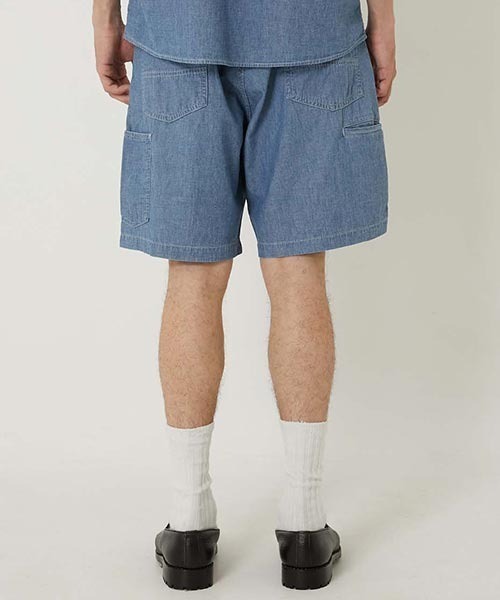 BLUE BLUE(ブルーブルー)の「オリジナルシャンブレー フェード ストリングショーツ(その他パンツ・メンズ・ブルー・SMALL/MEDIUM/LARGE/X-LARGE)」の4枚目の写真