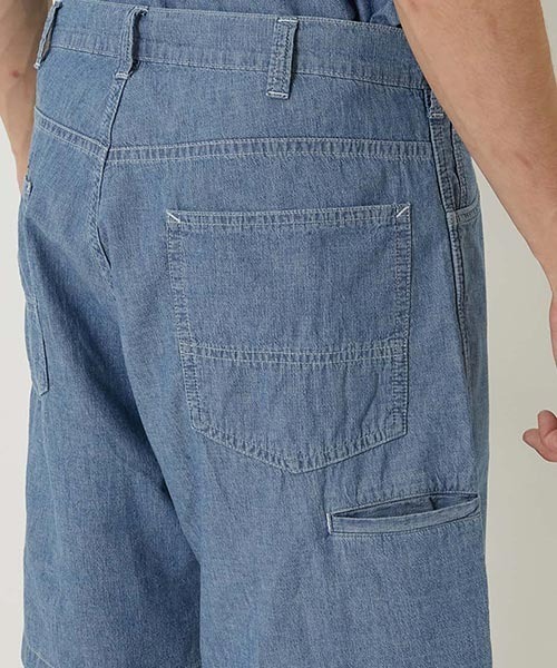 BLUE BLUE(ブルーブルー)の「オリジナルシャンブレー フェード ストリングショーツ(その他パンツ・メンズ・ブルー・SMALL/MEDIUM/LARGE/X-LARGE)」の7枚目の写真