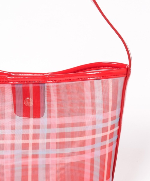 LOWRYS FARM(ローリーズファーム)の「シアーチェックトートBAG 323505(トートバッグ・レディース・ブルー/レッド・FREE)」の8枚目の写真