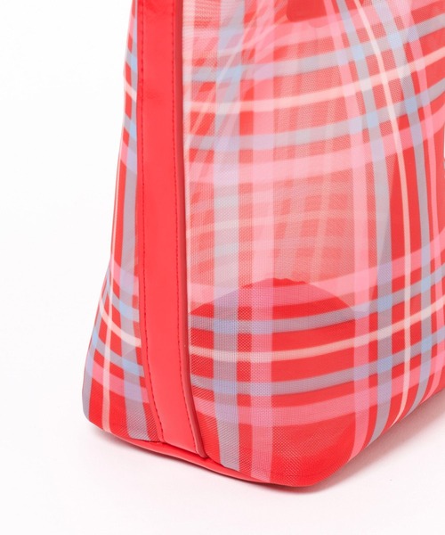 LOWRYS FARM(ローリーズファーム)の「シアーチェックトートBAG 323505(トートバッグ・レディース・ブルー/レッド・FREE)」の10枚目の写真