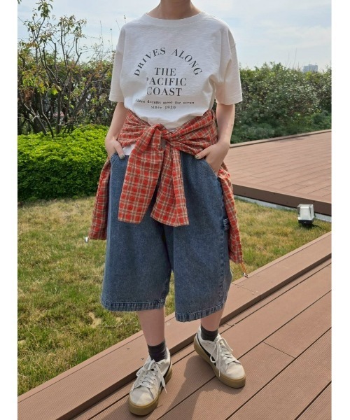 SM2（エスエムツー）の「スラブロゴプリントアソートTシャツ（Tシャツ/カットソー・レディース・ブラック/オレンジ/オフホワイト/グレー・F）」の11枚目の写真