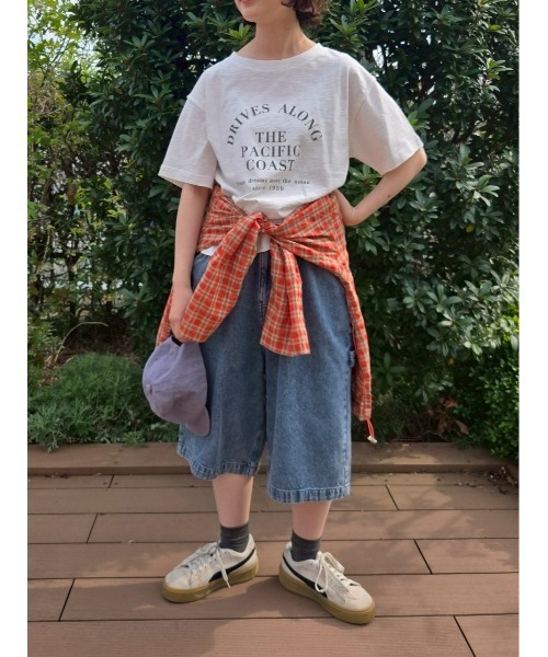 SM2（エスエムツー）の「スラブロゴプリントアソートTシャツ（Tシャツ/カットソー・レディース・ブラック/オレンジ/オフホワイト/グレー・F）」の12枚目の写真