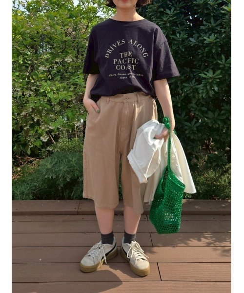 SM2（エスエムツー）の「スラブロゴプリントアソートTシャツ（Tシャツ/カットソー・レディース・ブラック/オレンジ/オフホワイト/グレー・F）」の8枚目の写真