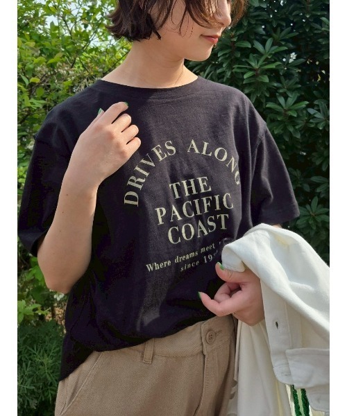 SM2（エスエムツー）の「スラブロゴプリントアソートTシャツ（Tシャツ/カットソー・レディース・ブラック/オレンジ/オフホワイト/グレー・F）」の10枚目の写真