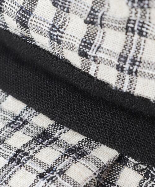 OPAQUE.CLIP（オペークドットクリップ）の「フリルバケットハット（ハット・レディース・ライトベージュ/ブラック系1・00）」の11枚目の写真