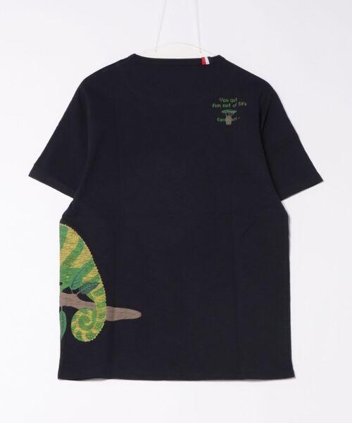 go slow caravan（ゴースローキャラバン）の「ESPACE VERT/エスパスヴェール　カメレオンプリント S/S TEE（Tシャツ/カットソー・メンズ・ホワイト/サックスブルー・X-LARGE/LARGE/MEDIUM）」の3枚目の写真