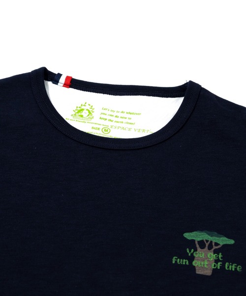 go slow caravan（ゴースローキャラバン）の「ESPACE VERT/エスパスヴェール　カメレオンプリント S/S TEE（Tシャツ/カットソー・メンズ・ホワイト/サックスブルー・X-LARGE/LARGE/MEDIUM）」の4枚目の写真